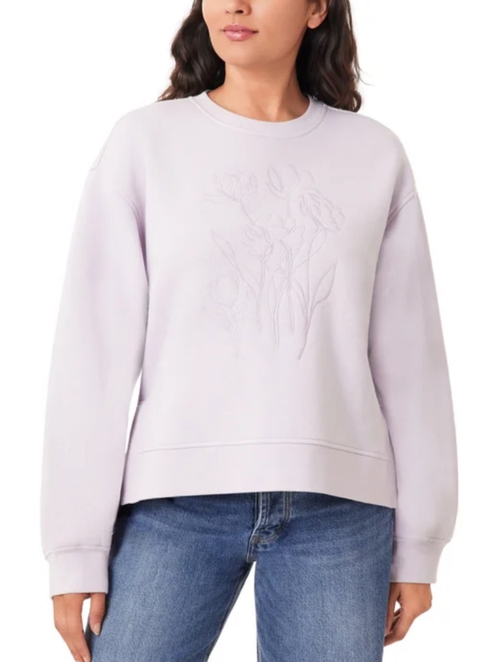 Scotch & Soda Women's Embroidered Crewneck Sweatshirt